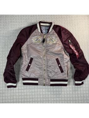 Alpha Industries Japan Souvenir Bomber Jacket Womens S